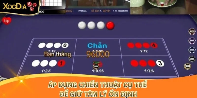 Áp dụng chiến thuật cụ thể để giữ tâm lý ổn định