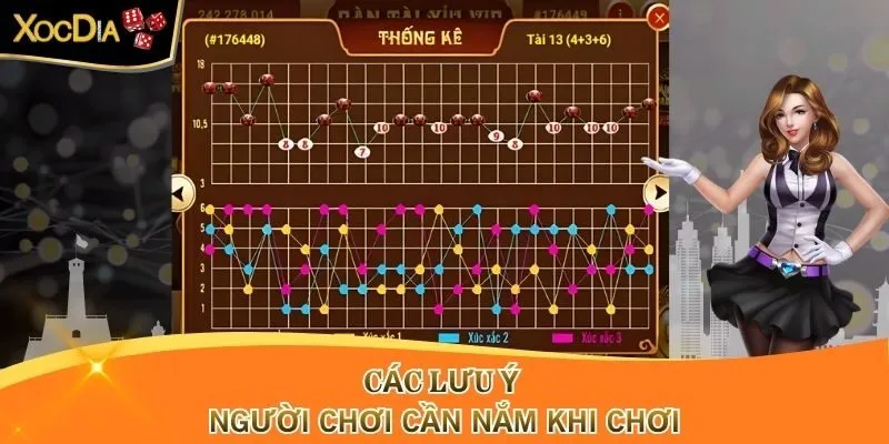 Các lưu ý người chơi cần nắm khi chơi