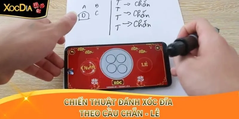 Chiến thuật đánh Xóc Đĩa theo cầu chẵn - lẻ
