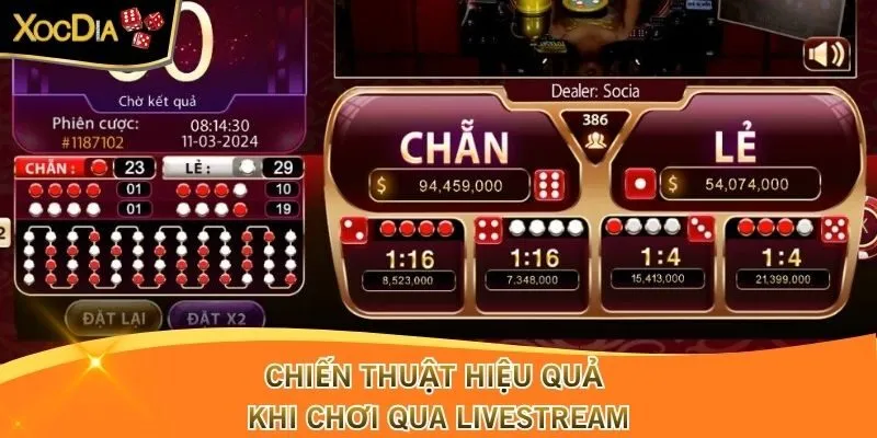 Chiến thuật hiệu quả khi chơi qua Livestream