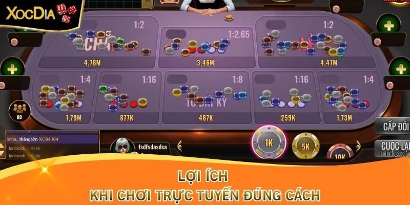 Lợi ích khi chơi trực tuyến đúng cách